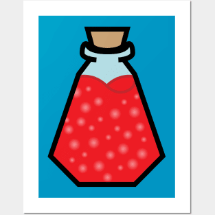 DIY Red Potions/Poisons for Tabletop Board Games (Style 4) Posters and Art